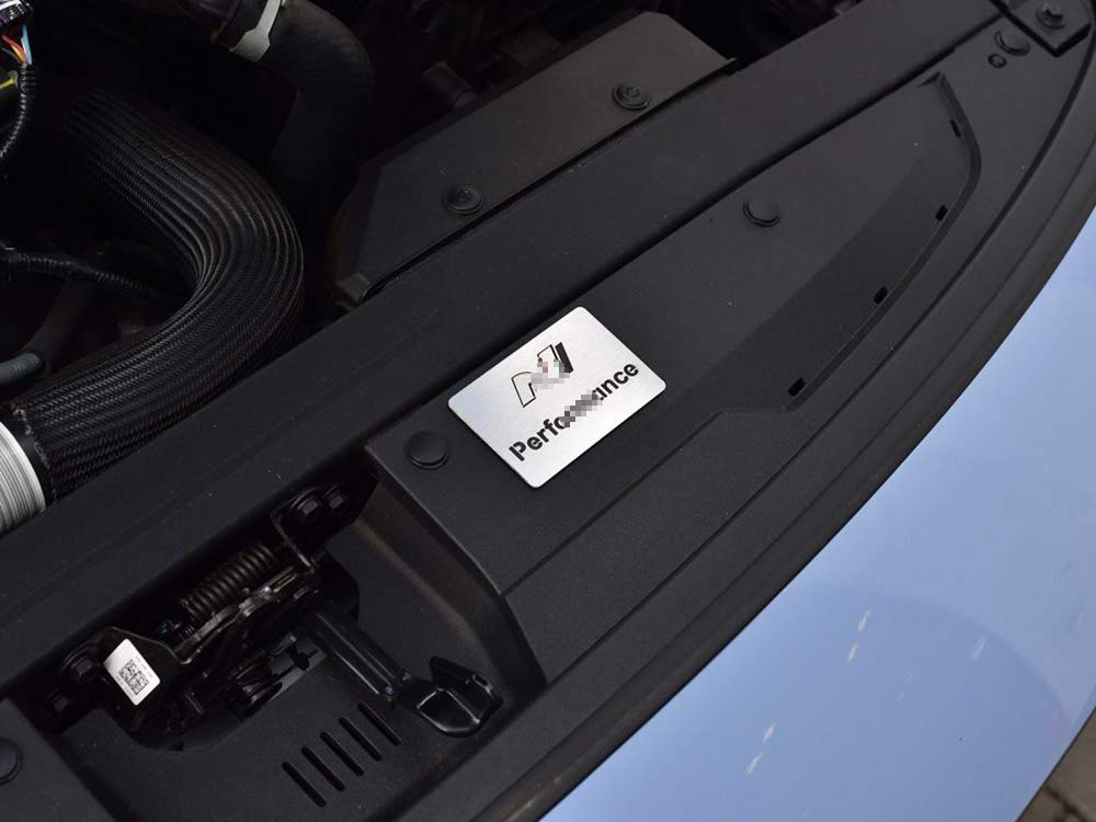 Emblem Stahlabdeckung für i30 N - 1 Stück Emblemabdeckung i30N Stahlabzeichen Emblem Stahlabdeckung für i30 N - 1 Stück Emblemabdeckung i30N Stahlabzeichen von autoCOVR