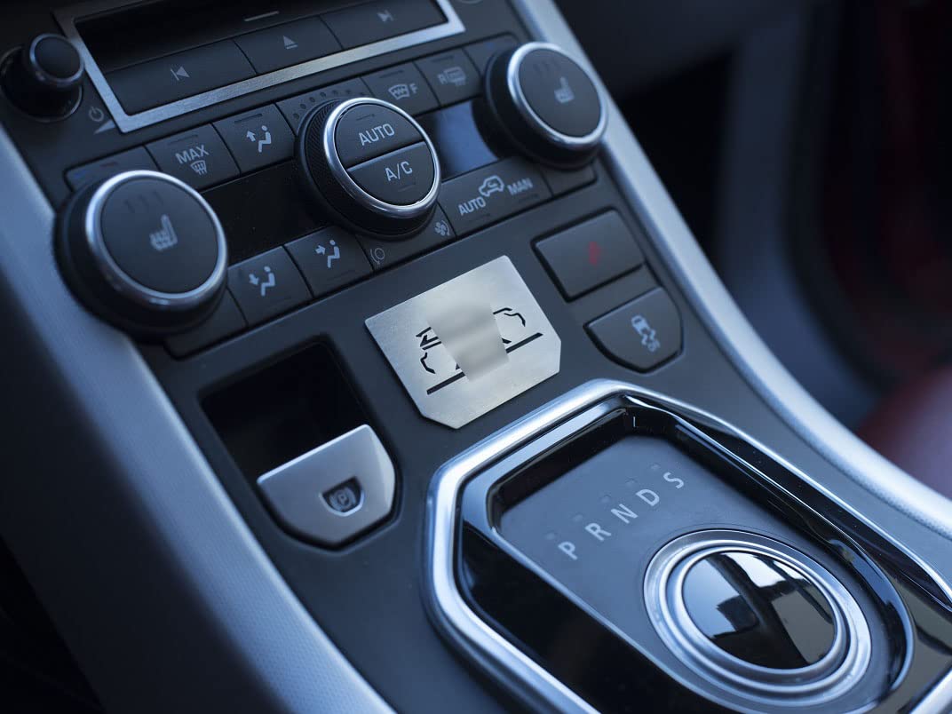 Interieur Mittelkonsole Stahlabdeckung für 2011-2018 Evoque - 1 Stück Emblemabdeckung Platte Edelstahl Gebürstet Blenden Cockpit Dekor Mass Angefertigt Interieur Mittelkonsole Stahlabdeckung für 2011-2018 Evoque - 1 Stück Emblemabdeckung Platte Edelstahl Gebürstet Blenden Cockpit Dekor Mass Angefertigt von autoCOVR