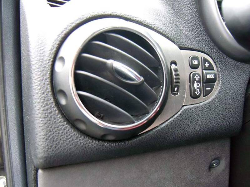 Interieur Stahlabdeckung für Alfa_Romeo 147 & GT (937) - 3 Stück Schalter Platte Rahmen Zubehör Edelstahl Gebürstet Blenden Cockpit Dekor von autoCOVR