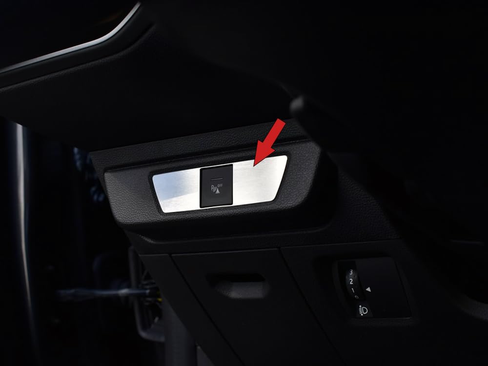 Stahlabdeckung für 2021+ Sandero/Sandero STEPWAY/Jogger | 1 Knopf | 1 Stück Edelstahl Kennzeichen Dekoration Rahmen Metall gebürstet Innenraum Tuning Zubehör Stahlabdeckung für 2021+ Sandero/Sandero STEPWAY/Jogger | 1 Knopf | 1 Stück Edelstahl Kennzeichen Dekoration Rahmen Metall gebürstet Innenraum Tuning Zubehör von autoCOVR