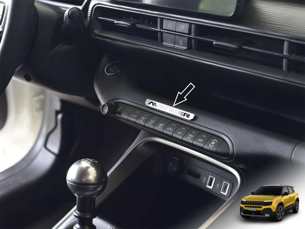 Stahlabdeckung für Jeep.Avenger | Abzeichen Dekor | 1 Stück Longitude Altitude Summit Avenger Zubehör Tuning Stahlabdeckung für Jeep.Avenger | Abzeichen Dekor | 1 Stück Longitude Altitude Summit Avenger Zubehör Tuning von autoCOVR