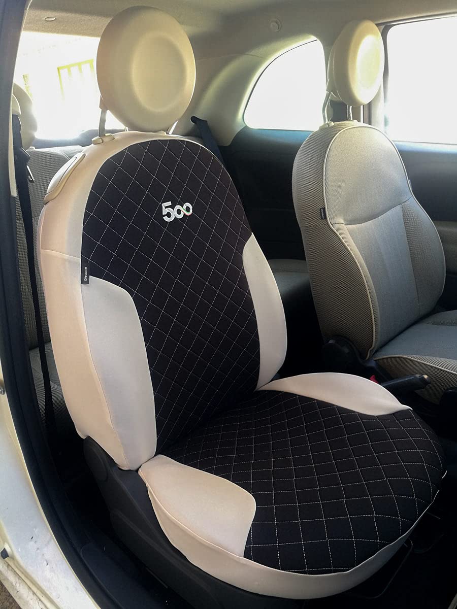 AutoShop 500 Komplettes Sitzbezug-Set nach Maß, passend für den Rücksitz, komplett oder geteilt (gesteppt). von autoSHOP