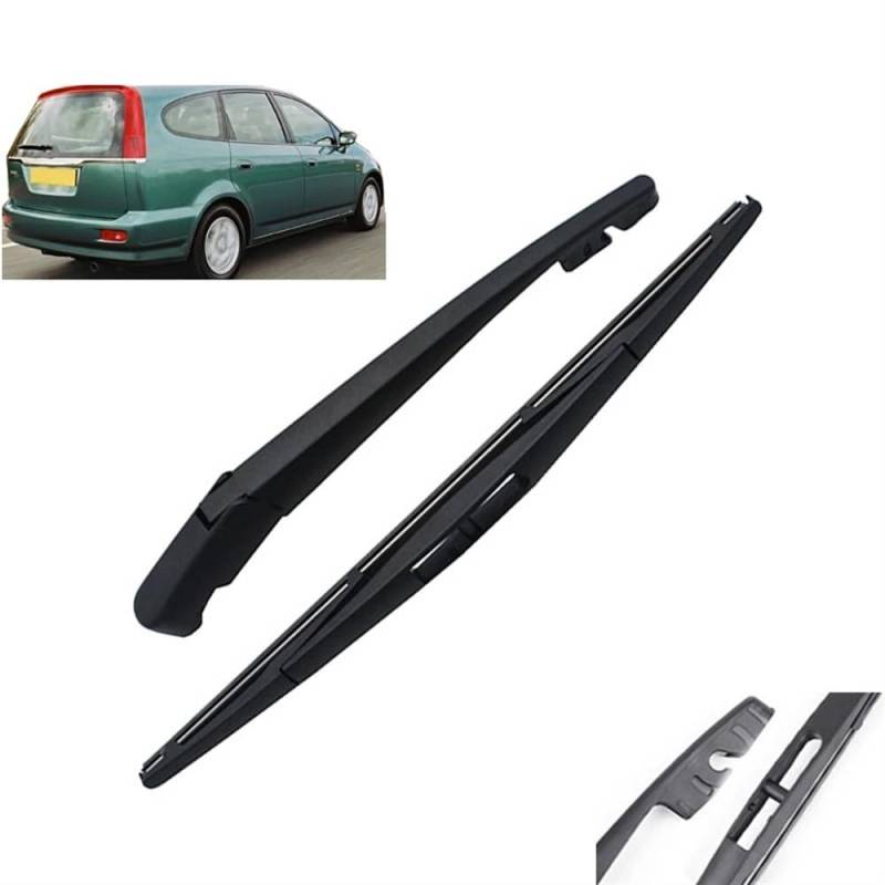 Windscreen Cleaning Wiper Front and Rear für Honda Stream MK 1 2001 2002 2003 2004 2005 2006，Double Action Premium Front Windscreen Wiper Set Wiper Blade Wiper Arm von autoell