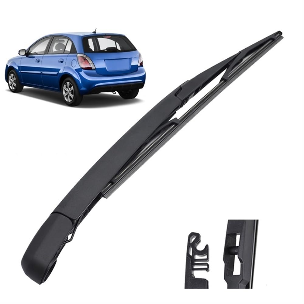 Windscreen Cleaning Wiper Front and Rear für Kia Rio 2 Schrägheck JB 2005–2011,Double Action Premium Front Windscreen Wiper Set Wiper Blade Wiper Arm Windscreen Cleaning Wiper Front and Rear für Kia Rio 2 Schrägheck JB 2005–2011,Double Action Premium Front Windscreen Wiper Set Wiper Blade Wiper Arm von autoell