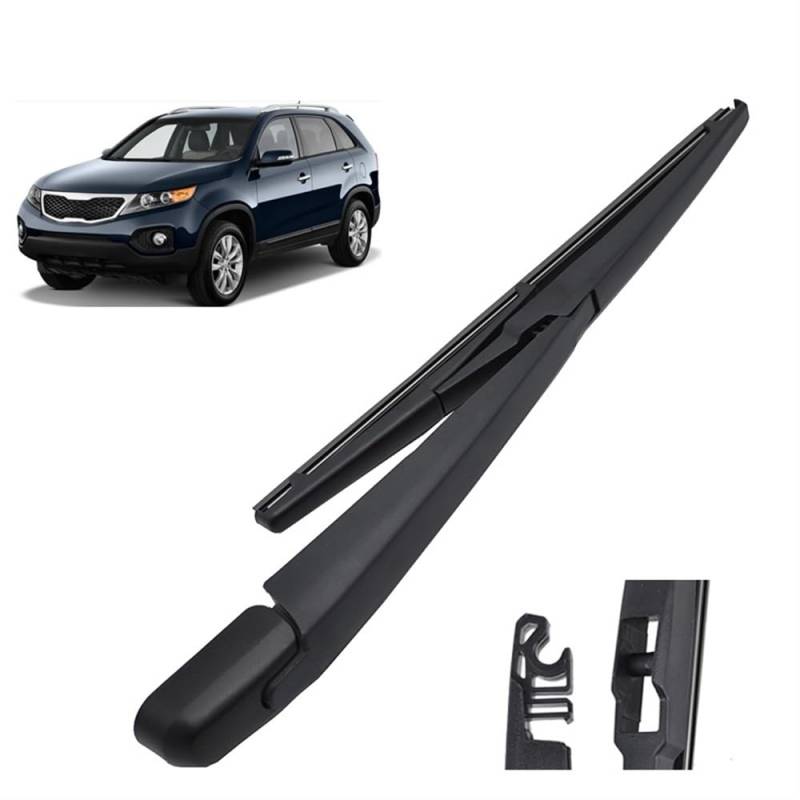 Windscreen Cleaning Wiper Front and Rear für Kia Sorento R MK2 2009–2014，Double Action Premium Front Windscreen Wiper Set Wiper Blade Wiper Arm von autoell