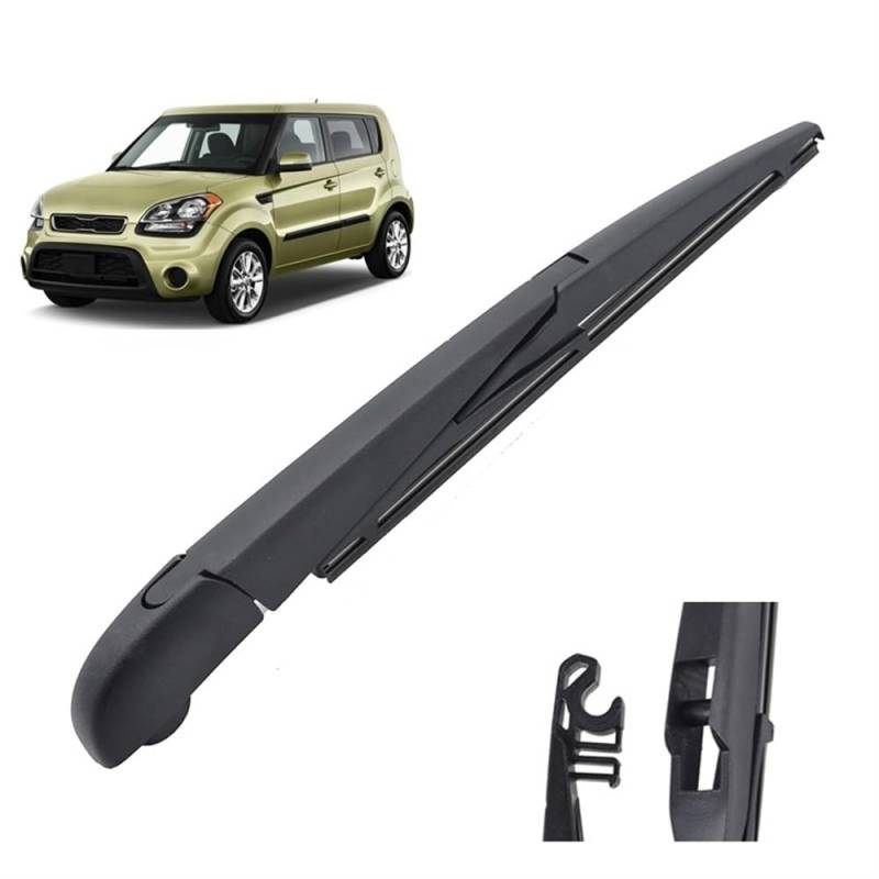 Windscreen Cleaning Wiper Front and Rear für Kia Soul MK1 2009–2013，Double Action Premium Front Windscreen Wiper Set Wiper Blade Wiper Arm von autoell