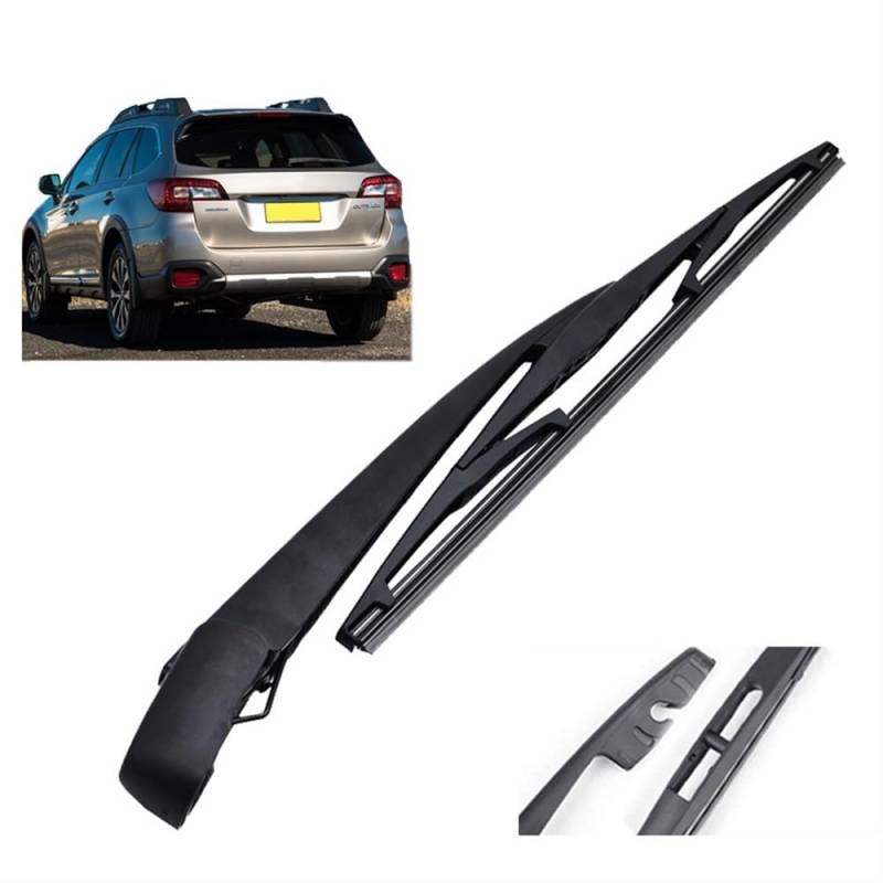 Windscreen Cleaning Wiper Front and Rear für Subaru Outback MK5 2014–2019，Double Action Premium Front Windscreen Wiper Set Wiper Blade Wiper Arm von autoell