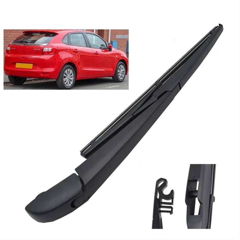 Windscreen Cleaning Wiper Front and Rear für Suzuki Baleno WB 2015–2023，Double Action Premium Front Windscreen Wiper Set Wiper Blade Wiper Arm von autoell