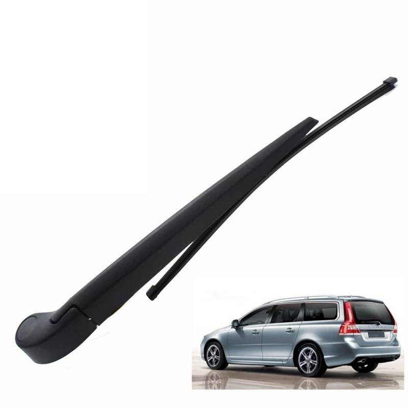 Windscreen Cleaning Wiper Front and Rear für Volvo V70 XC70 MK3 2007–2016，Double Action Premium Front Windscreen Wiper Set Wiper Blade Wiper Arm von autoell
