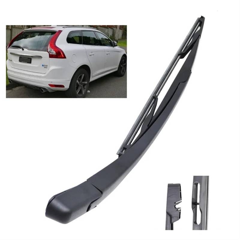 Windscreen Cleaning Wiper Front and Rear für Volvo XC60 MK1 2008–2017，Double Action Premium Front Windscreen Wiper Set Wiper Blade Wiper Arm von autoell
