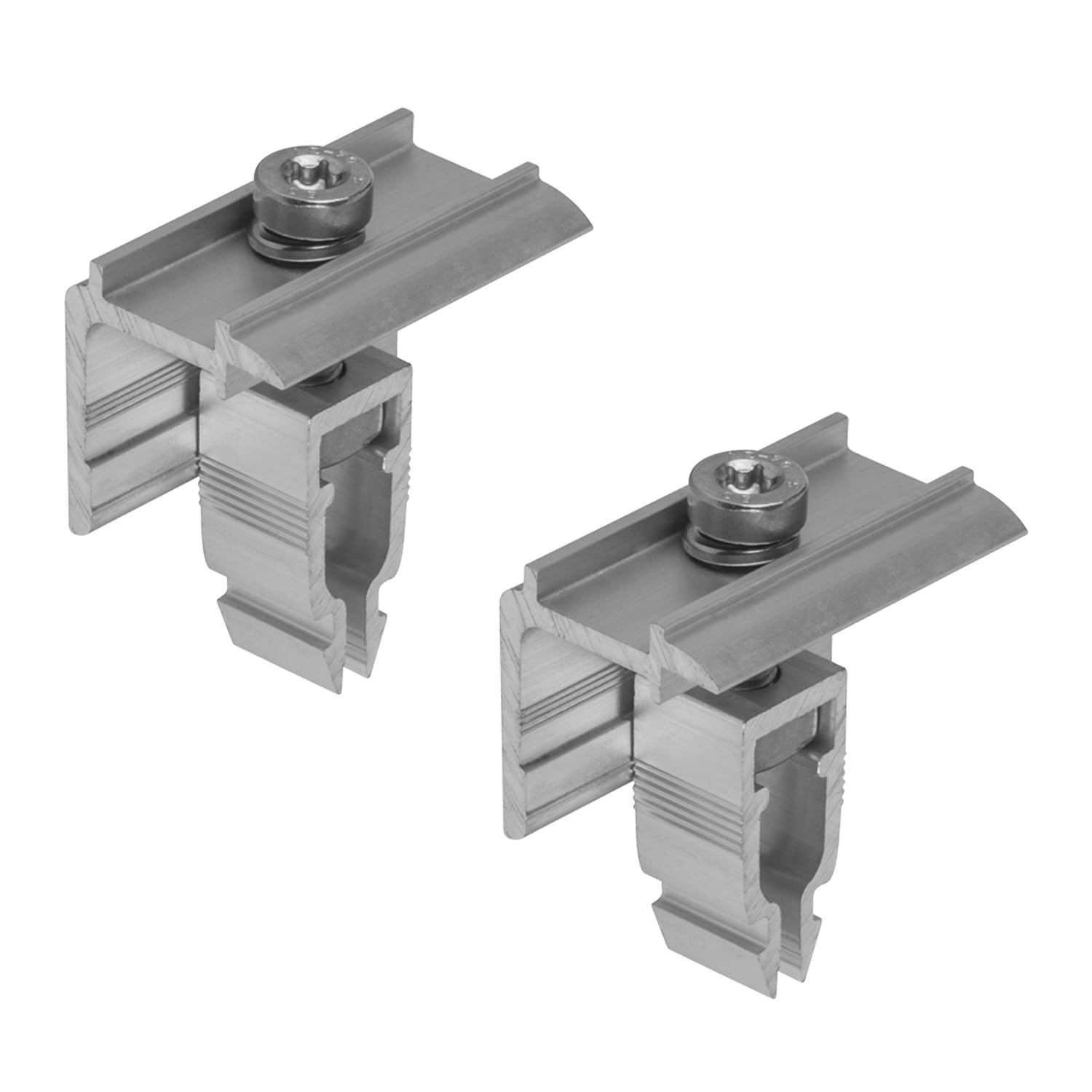 Avoltik Solarmodul Halterung - 2x Endklemme mit Aluminiumlegierung für Solarmodul Höhe 30mm-45mm I Solarmodul Befestigung für PV-Anlagen I Korrosionsbeständig – EASY-CLICK-SYSTEM – Silber Avoltik Solarmodul Halterung - 2x Endklemme mit Aluminiumlegierung für Solarmodul Höhe 30mm-45mm I Solarmodul Befestigung für PV-Anlagen I Korrosionsbeständig – EASY-CLICK-SYSTEM – Silber von avoltik