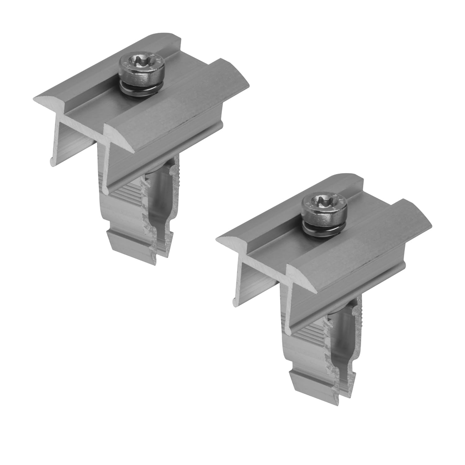 Avoltik Solarmodul Halterung - 2x Mittelklemme mit Aluminiumlegierung für Solarmodul Höhe 30mm-45mm I Solarmodul Befestigung für PV-Anlagen I Korrosionsbeständig – EASY-CLICK-SYSTEM – Silber Avoltik Solarmodul Halterung - 2x Mittelklemme mit Aluminiumlegierung für Solarmodul Höhe 30mm-45mm I Solarmodul Befestigung für PV-Anlagen I Korrosionsbeständig – EASY-CLICK-SYSTEM – Silber von avoltik