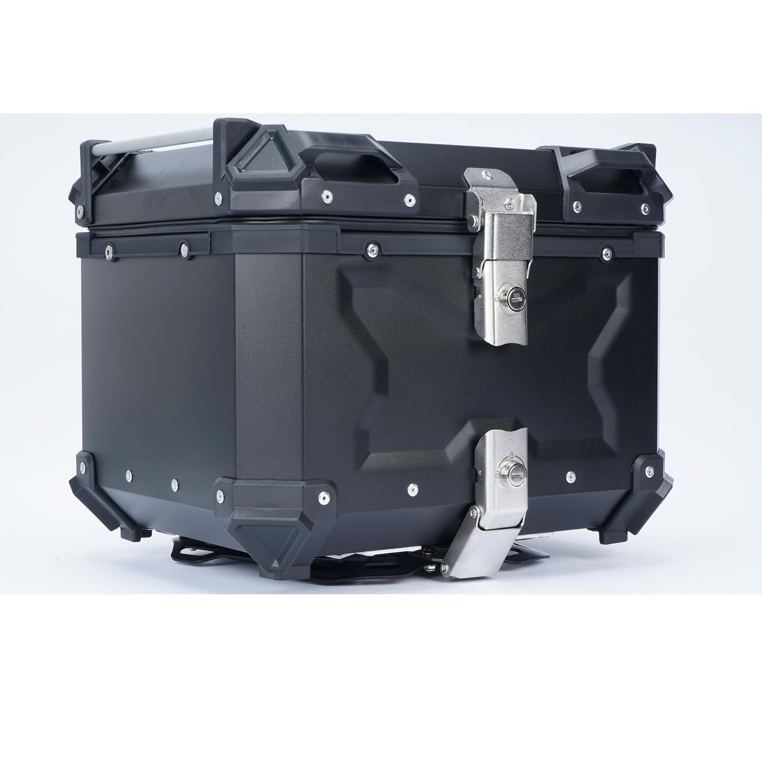 awliye 45L Topcase Motorrad 10kg Tragen Wasserdicht Motorrad Top Box Belastung Aluminium Heckbox mit Sicherheitsschloss Reflektierendem Sticker Motorradkoffer Gepäck awliye 45L Topcase Motorrad 10kg Tragen Wasserdicht Motorrad Top Box Belastung Aluminium Heckbox mit Sicherheitsschloss Reflektierendem Sticker Motorradkoffer Gepäck von awliye