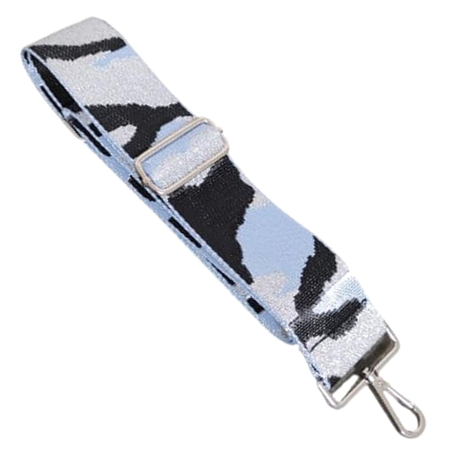 Breiter Taschengurt Schultergurt Tragegurt 5cm Breite Tasche Schulterriemen für Crossbody Bag Gurt Camouflage (Blau) von ayados