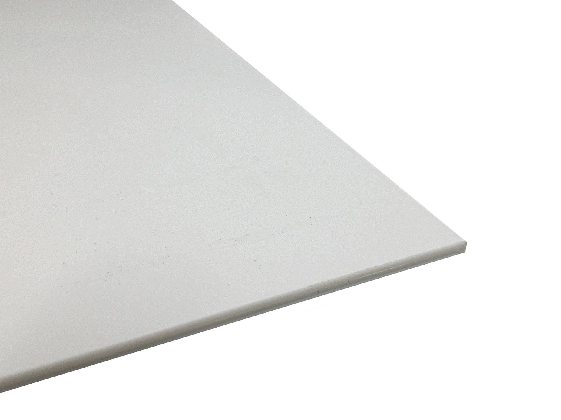 Kunststoffplatte ABS 1mm Weiß 500 x 300 mm (50x30cm) Acrylnitril-Butadien-Styrol - Made in Germany - Einseitige Schutzfolie - Top Qualität - 1 Stück von az-reptec