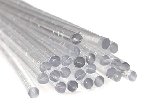 Kunststoffschweißdraht ABS 3mm Rund Transparent 25 Stäbe von az-reptec