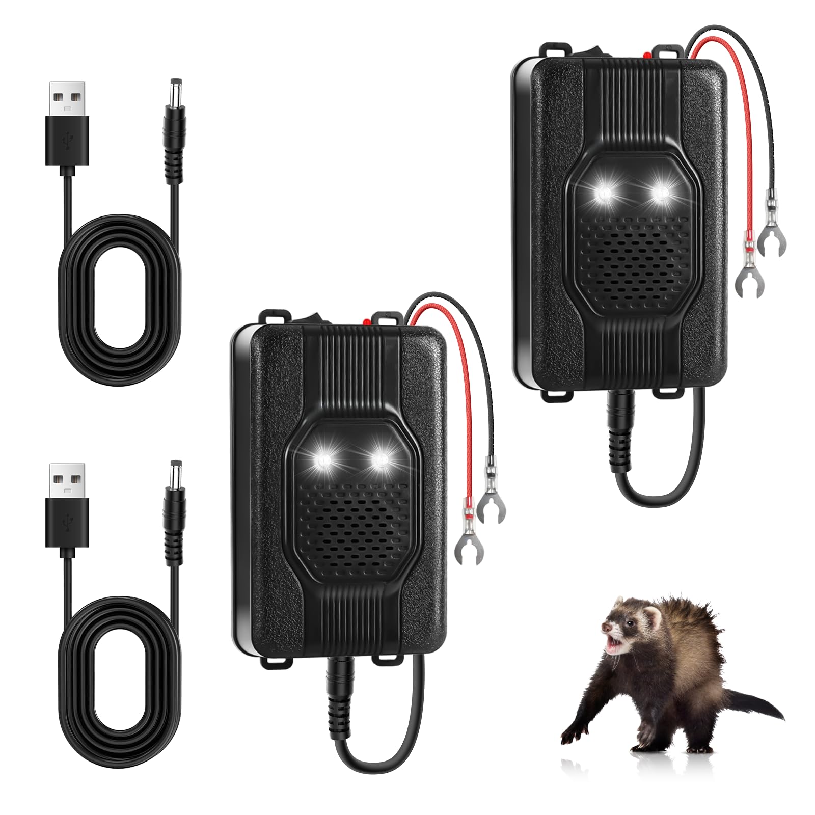 2 Stück Marderschreck Auto mit Multifrequenz-Ultraschall und Blitzlicht Effiziente Langzeit Marderabwehr Marderschreck Auto 12V Autobatterie Anschließen, Mobile Typ-C Marderabwehr Effiziente Langzeit 2 Stück Marderschreck Auto mit Multifrequenz-Ultraschall und Blitzlicht Effiziente Langzeit Marderabwehr Marderschreck Auto 12V Autobatterie Anschließen, Mobile Typ-C Marderabwehr Effiziente Langzeit von babikeen