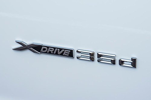 E824 X Drive 35d Emblem Badge auto aufkleber 3D Schriftzug hinten Abzeichen XDrive car Sticker Abziehbild von badgeswelt