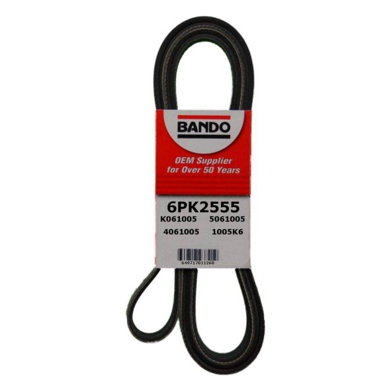 ban.do 6PK2555 Serpentin-Gürtel, OEM-Qualität, Schwarz von ban.do