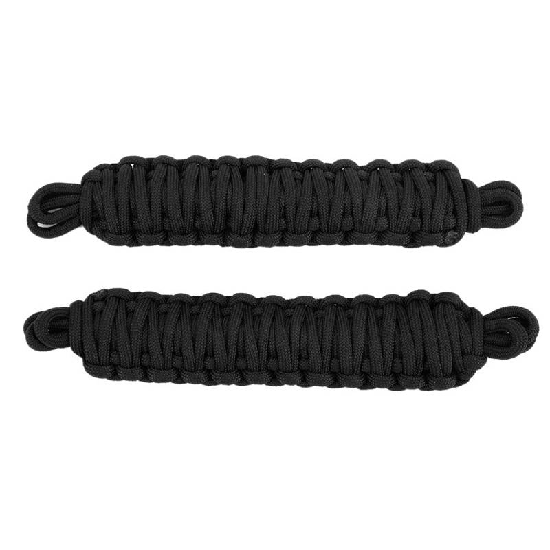 Türbegrenzungsband, praktisches Türbegrenzungsseil Kompakte Größe mit hochwertigem Oxford-Stoffmaterial für Jeep Wrangler für TJ 1997-2006(black) von banapo