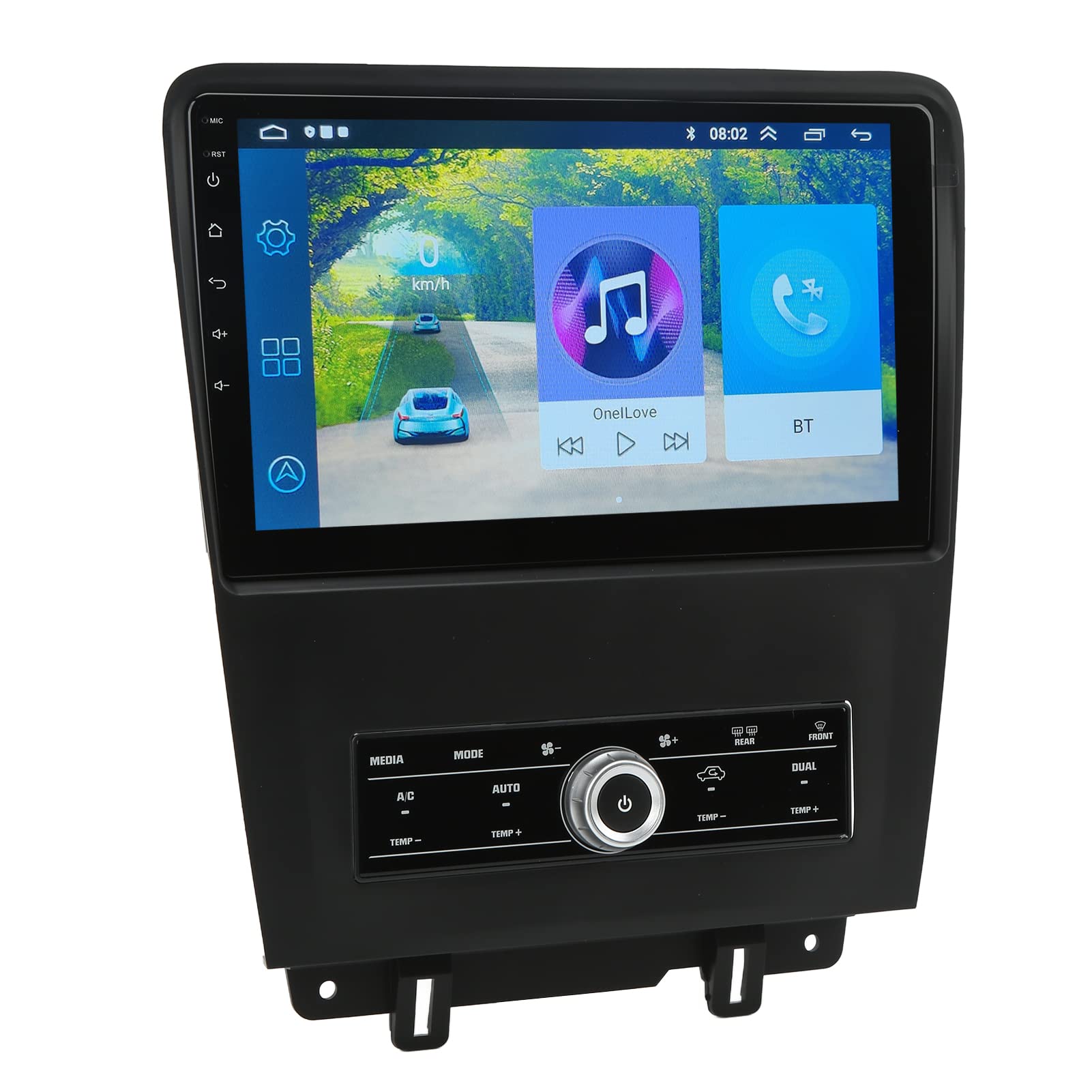 10-Zoll-Autoradio, Tragbarer Drahtloser Touchscreen-Auto-Automatik-Multimedia-Player mit Rückfahrkamera-Autoradio, für Android 11 GPS-Navigation Carplay, Ford Mustang 2010-2014 von banapoy