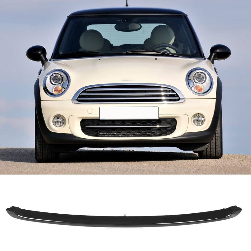 Front Untere Grillblende Kompatibel mit Mini Cooper R55 R56 R57 2011–2014, 51112751624 Untere Motorhaubenleiste für Roadster R59 Base 2012–2015 (Glänzend schwarz) von banapoy