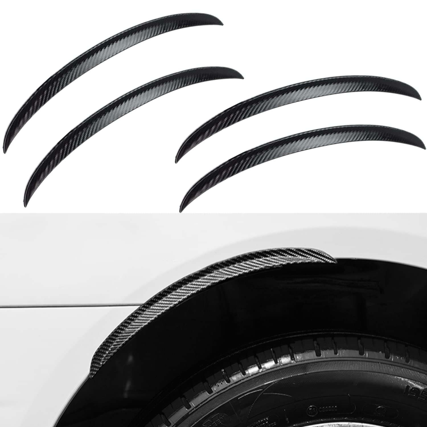 Kotflügelverbreiterung 4 Stück Radabdeckung Kotflügelverbreiterung Radlaufleiste Universell 20mm Kotflügel Verbreiterung Carbon Radlaufverbreiterung Verbreiterung Auto Rad Schutz Dekoration (33CM) Kotflügelverbreiterung 4 Stück Radabdeckung Kotflügelverbreiterung Radlaufleiste Universell 20mm Kotflügel Verbreiterung Carbon Radlaufverbreiterung Verbreiterung Auto Rad Schutz Dekoration (33CM) von bangminda
