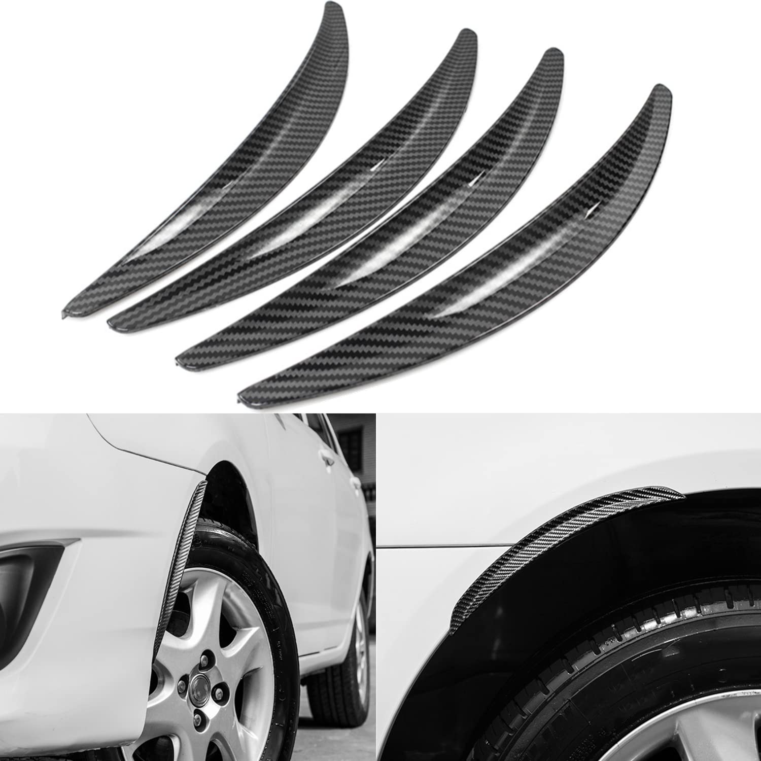 Kotflügelverbreiterung 4 Stück Radabdeckung Kotflügelverbreiterung Radlaufleiste Universell 20mm Kotflügel Verbreiterung Carbon Radlaufverbreiterung Verbreiterung Auto Rad Schutz Dekoration (25CM) Kotflügelverbreiterung 4 Stück Radabdeckung Kotflügelverbreiterung Radlaufleiste Universell 20mm Kotflügel Verbreiterung Carbon Radlaufverbreiterung Verbreiterung Auto Rad Schutz Dekoration (25CM) von bangminda