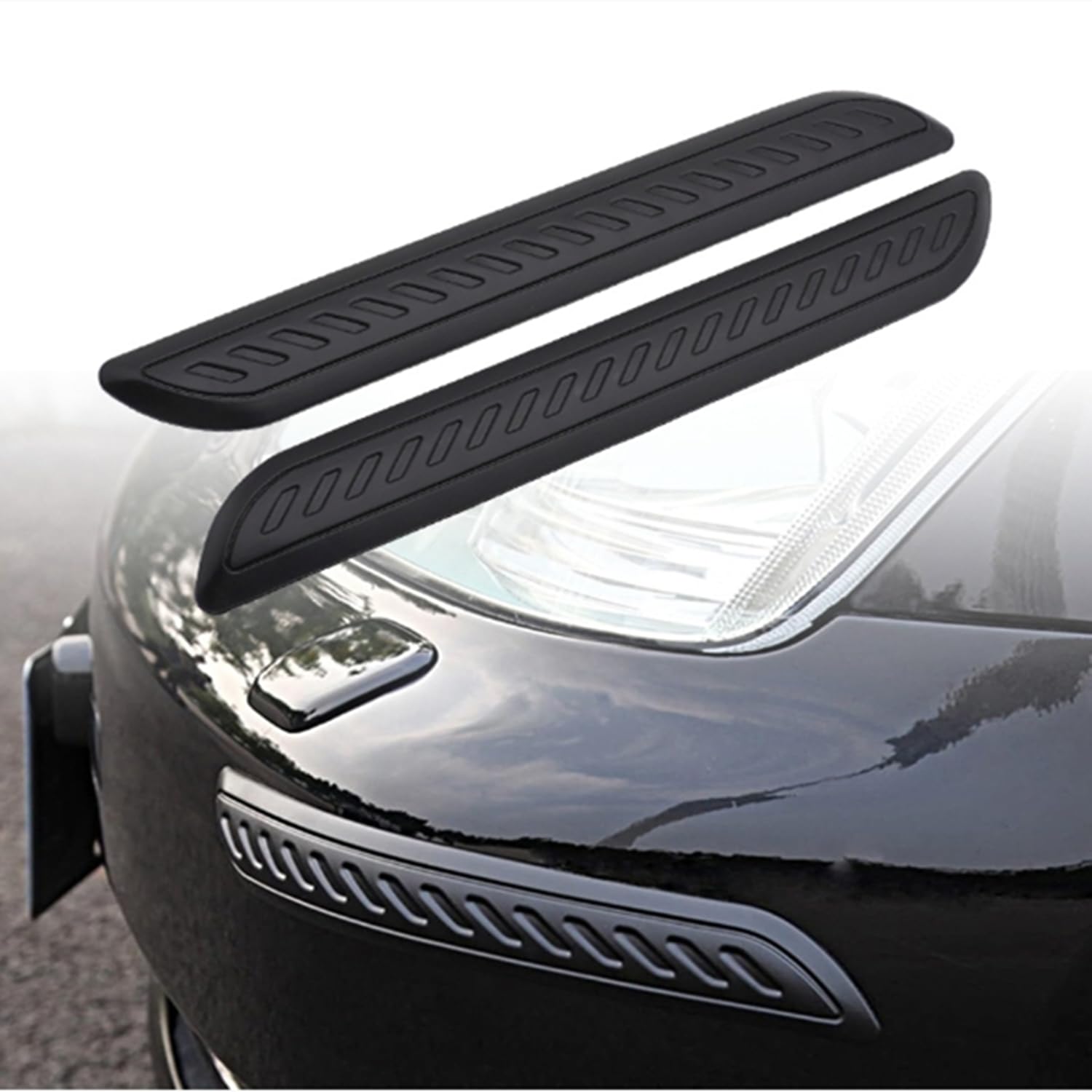bangminda 2 Stück Anti-Kratz-Streifen für Stoßstange Universal Anti-Collision Patch Auto Stoßstange Schutzleiste Anti-Scratch Stoßstangenschutz Auto-Karosserie-Anti-Kollisions-Aufkleber (Schwarz) bangminda 2 Stück Anti-Kratz-Streifen für Stoßstange Universal Anti-Collision Patch Auto Stoßstange Schutzleiste Anti-Scratch Stoßstangenschutz Auto-Karosserie-Anti-Kollisions-Aufkleber (Schwarz) von bangminda
