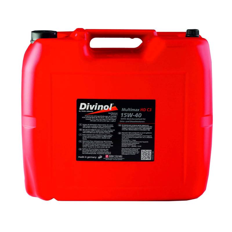 Motorenöl 'Divinol' Multimax HD C3 15W-40/20,0 Liter Kanister von bauCompany24