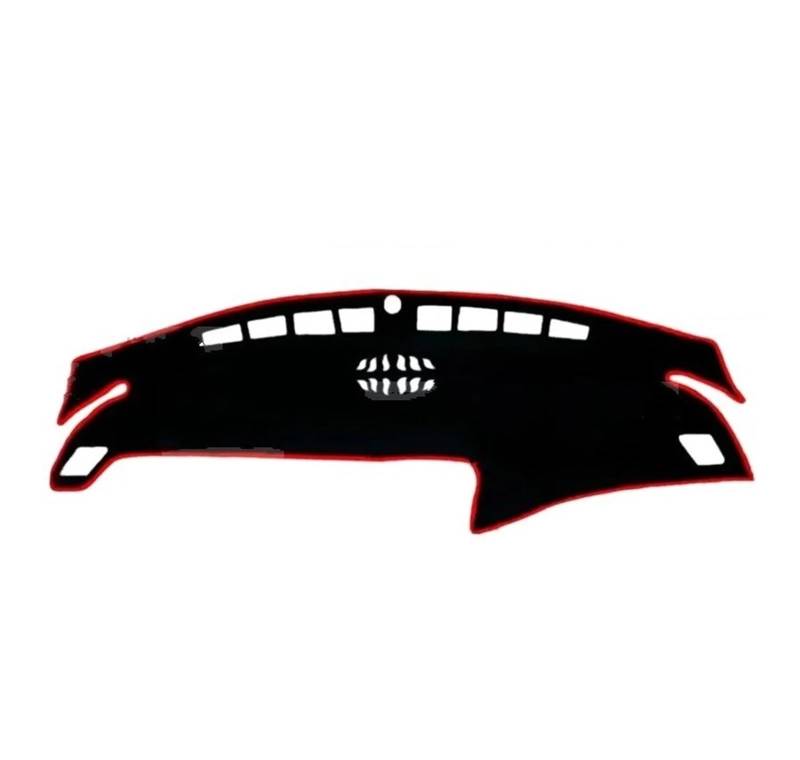 Armaturenbrett-Abdeckmatte Für BAIC Für PEKING Für X7 2020 2021 2022 Auto-Dashmat Anti-UV-Armaturenbrett-Abdeckung Armaturenbrett-Matte Sonnenschutz-Teppich-Schutzzubehör Dashboard Rutschfeste Mat(Red von bcumst