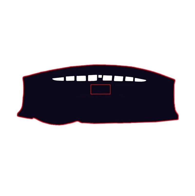 Armaturenbrett-Abdeckmatte Für Ford Für Edge MK1 2007-2011 2012 2013 2014 LHD RHD Auto Armaturenbrettabdeckung Dashmat 2 Lagen Auto Armaturenbrettmatte Teppich Cape Sonnenschutz Dashboard rutschfest von bcumst
