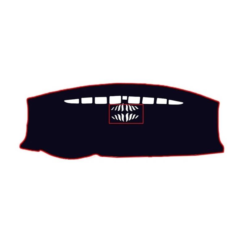 Armaturenbrett-Abdeckmatte Für Ford Für Edge MK1 2007-2011 2012 2013 2014 LHD RHD Auto Armaturenbrettabdeckung Dashmat 2 Lagen Auto Armaturenbrettmatte Teppich Cape Sonnenschutz Dashboard rutschfest von bcumst