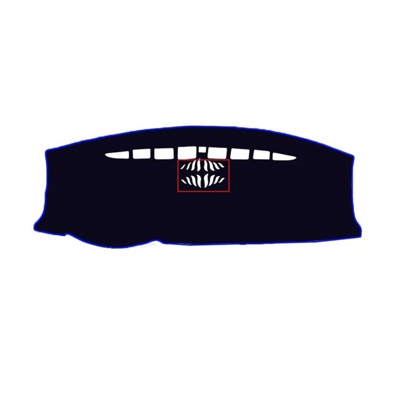 Armaturenbrett-Abdeckmatte Für Ford Für Edge MK1 2007-2011 2012 2013 2014 LHD RHD Auto Armaturenbrettabdeckung Dashmat 2 Lagen Auto Armaturenbrettmatte Teppich Cape Sonnenschutz Dashboard rutschfest von bcumst