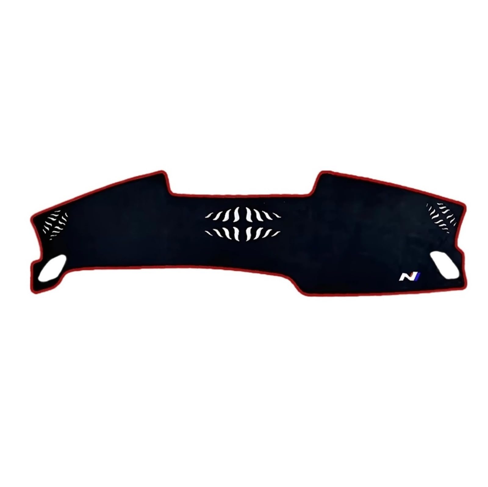 Armaturenbrett-Abdeckmatte Für Hyundai Für Sonata 2024 2025 Für N-line (Ohne HUD) Dashmat Dash Matte Dashboard Abdeckung Pad Sonnenschutz Dashboard Abdeckung Teppich Dashboard Rutschfeste Mat(LHD Red) von bcumst
