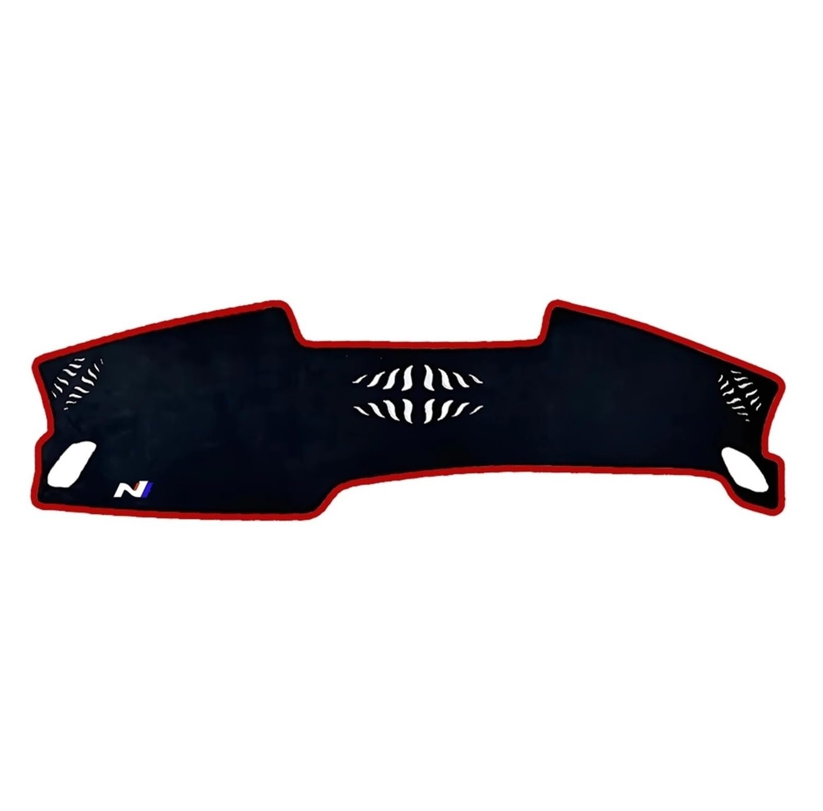 Armaturenbrett-Abdeckmatte Für Hyundai Für Sonata 2024 2025 Für N-line (Ohne HUD) Dashmat Dash Matte Dashboard Abdeckung Pad Sonnenschutz Dashboard Abdeckung Teppich Dashboard Rutschfeste Mat(RHD Red) von bcumst
