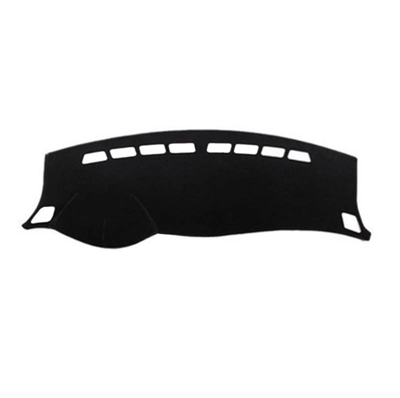 Armaturenbrett-Abdeckmatte Für Nissan Für Sentra B17 7th Generation 2013-2017 2018 2019 2-lagige Auto-Armaturenbrett-Abdeckung Armaturenbrettmatte Teppich Sonnenschutz Dashboard Rutschfeste Mat(Schwar von bcumst