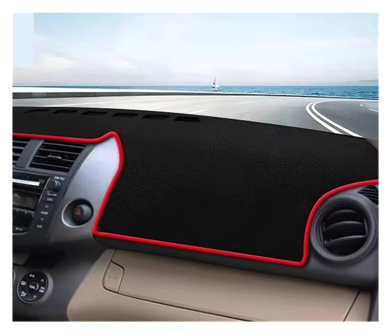 Armaturenbrett-Abdeckmatte Für Toyota Für RAV4 Für XA30 2006-2011 2012 Für RAV 4 Auto-Armaturenbrett Vermeiden Sie Lichtabdeckung Anti-UV-Mattenauflage Rutschfeste Teppiche Dashboard Rutschfeste Mat(R von bcumst