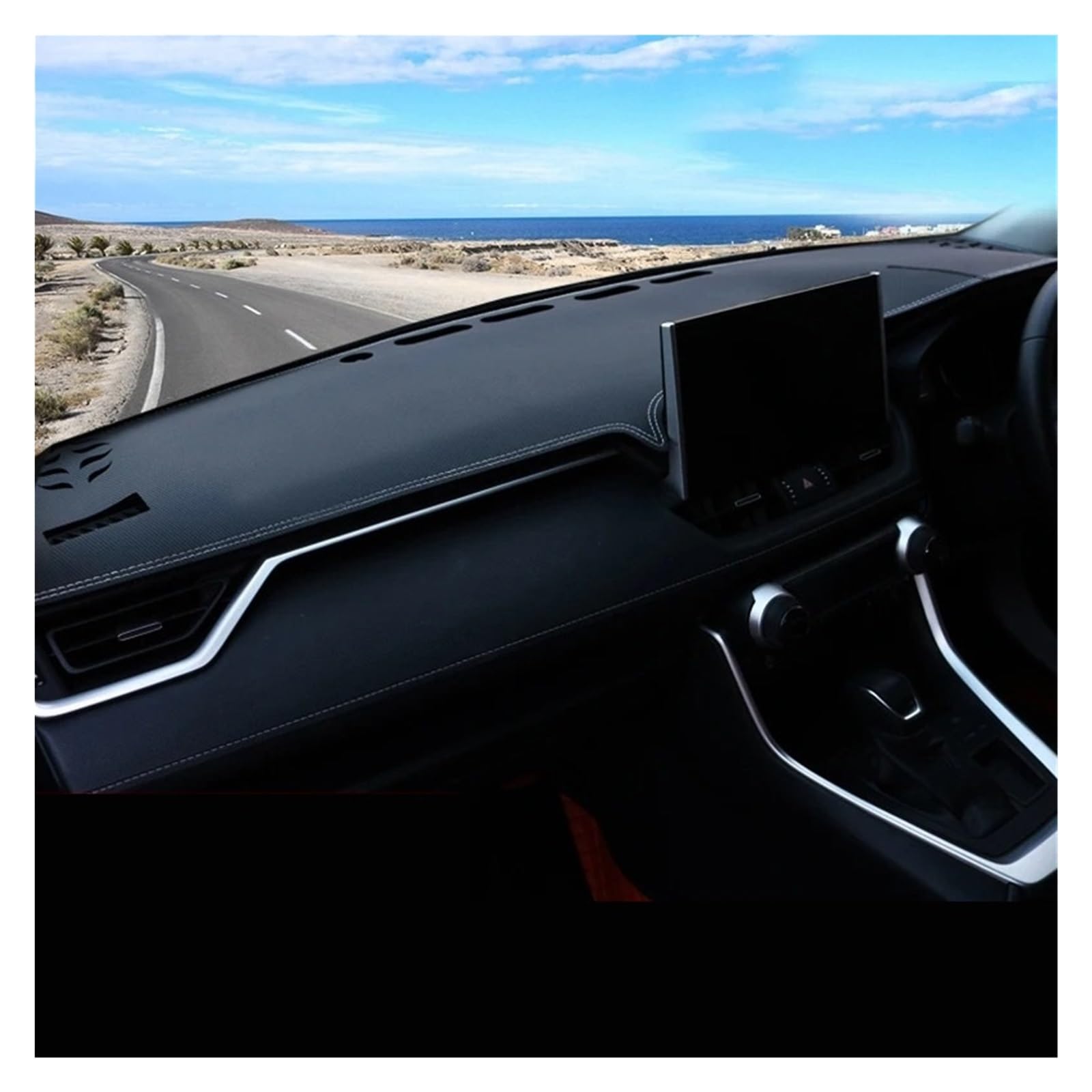 Armaturenbrett-Abdeckmatte Für Toyota Für RAV4 Für XA50 2019-2024 Auto Dashboard Abdeckung Pad Instrument Plattform Schreibtisch Abdeckung Matte Teppiche Zubehör Dashboard rutschfeste Mat(RHD Leather Armaturenbrett-Abdeckmatte Für Toyota Für RAV4 Für XA50 2019-2024 Auto Dashboard Abdeckung Pad Instrument Plattform Schreibtisch Abdeckung Matte Teppiche Zubehör Dashboard rutschfeste Mat(RHD Leather von bcumst