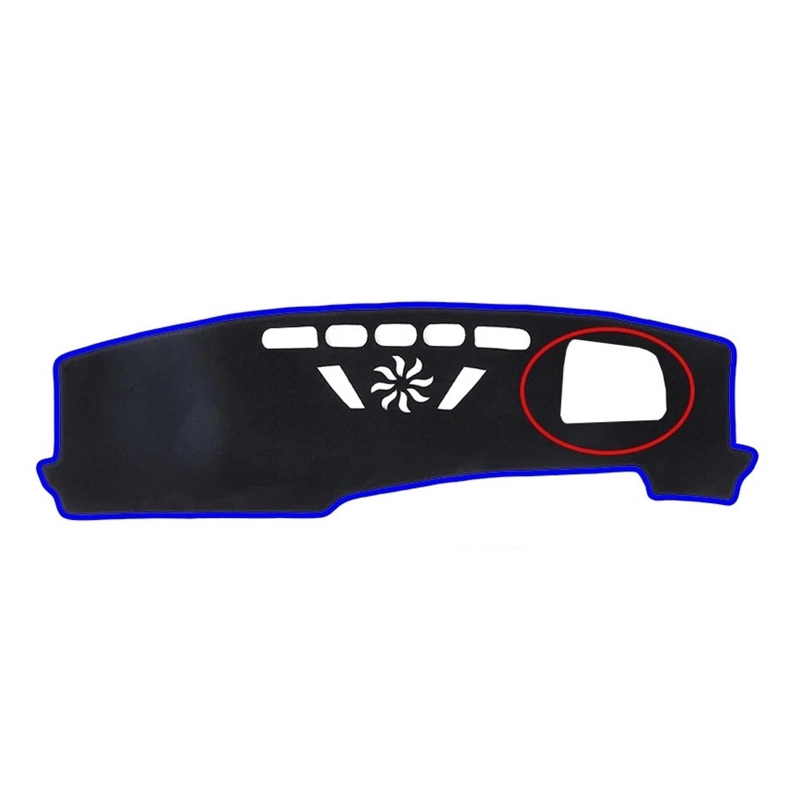 Armaturenbrett-Abdeckmatte Für X1 III (U11/U12) 2022 2023 2024 2025 Auto-Armaturenbrett-Abdeckung Armaturenbrettmatte Teppich Dashmat Pad Sonnenschirm Kissen Zubehör Dashboard Rutschfeste Mat(RHD-Blue von bcumst