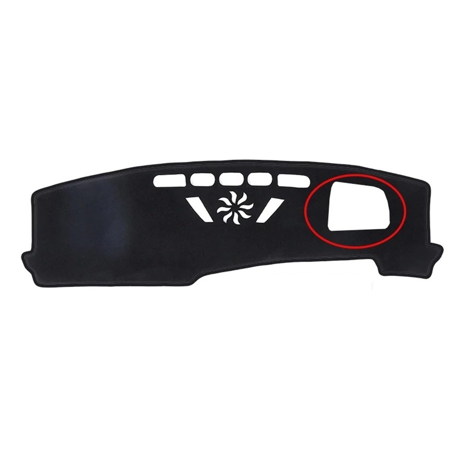 Armaturenbrett-Abdeckmatte Für X1 III (U11/U12) 2022 2023 2024 2025 Auto-Armaturenbrett-Abdeckung Armaturenbrettmatte Teppich Dashmat Pad Sonnenschirm Kissen Zubehör Dashboard Rutschfeste Mat(RHD-Blac von bcumst