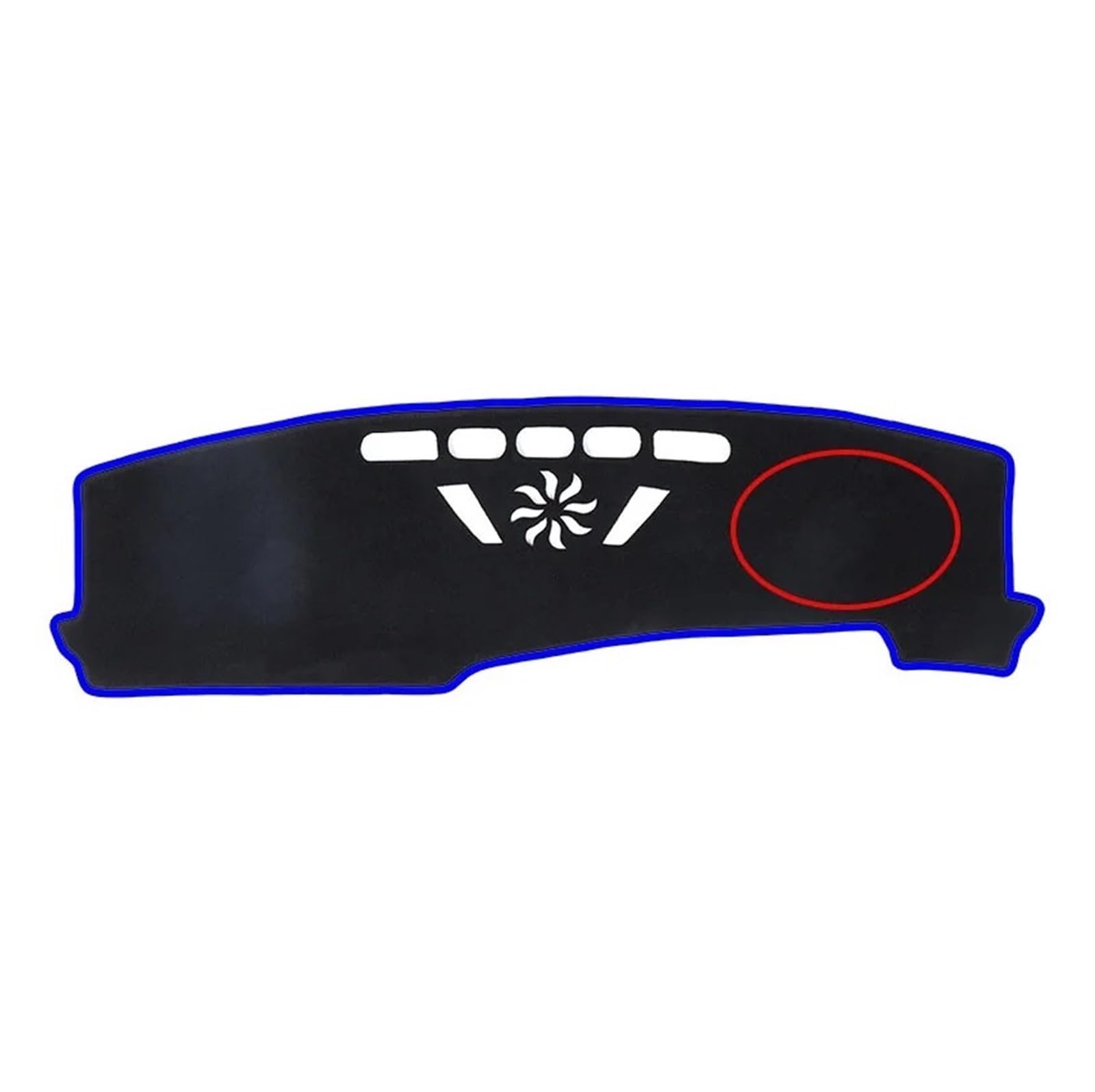 Armaturenbrett-Abdeckmatte Für X1 III (U11/U12) 2022 2023 2024 2025 Auto-Armaturenbrett-Abdeckung Armaturenbrettmatte Teppich Dashmat Pad Sonnenschirm Kissen Zubehör Dashboard Rutschfeste Mat(RHD-Blue von bcumst