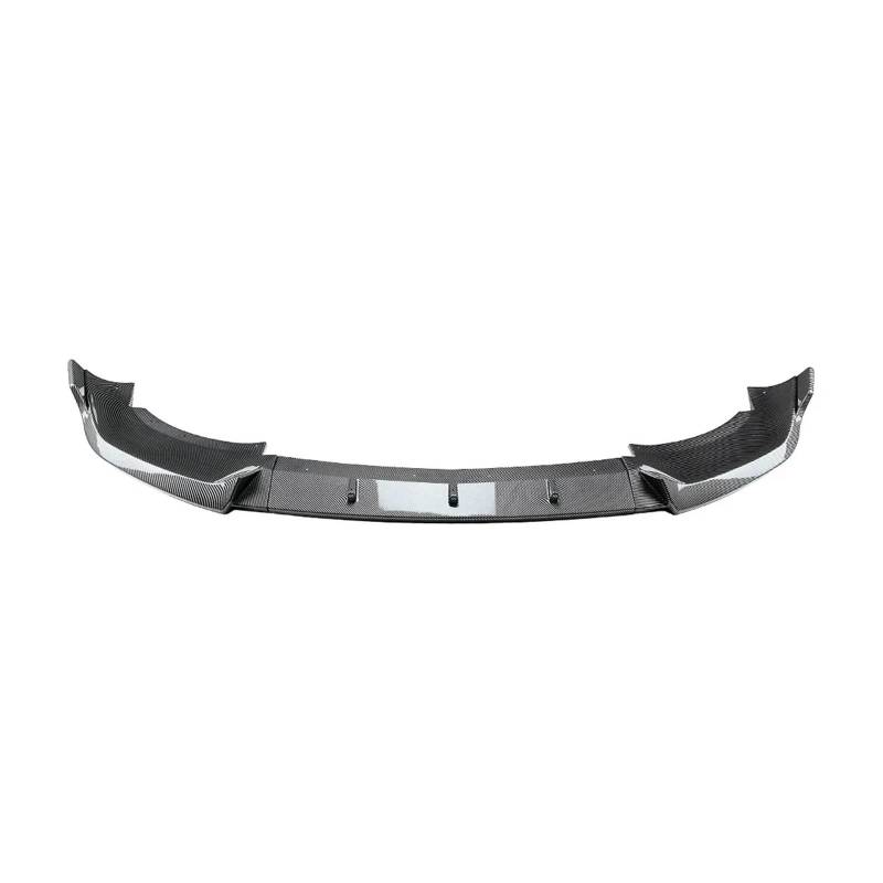 Auto Frontlippe Für X6 Für G06 Für M-Sport 2019 2020 2021 2022 2023 Auto Front Lip Spoiler Frontstoßstange Lippe(Carbon Fiber Look) von bcumst