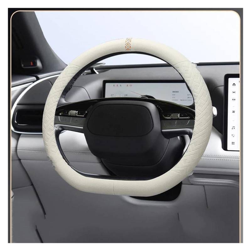 Auto Lenkradbezug Für XIAO Für XPENG Für G9 Für P7 23-24 Auto Rad Abdeckung Leder Wildleder Lenkrad Abdeckung Innen Zubehör Lenkrad Bezug(P) von bcumst
