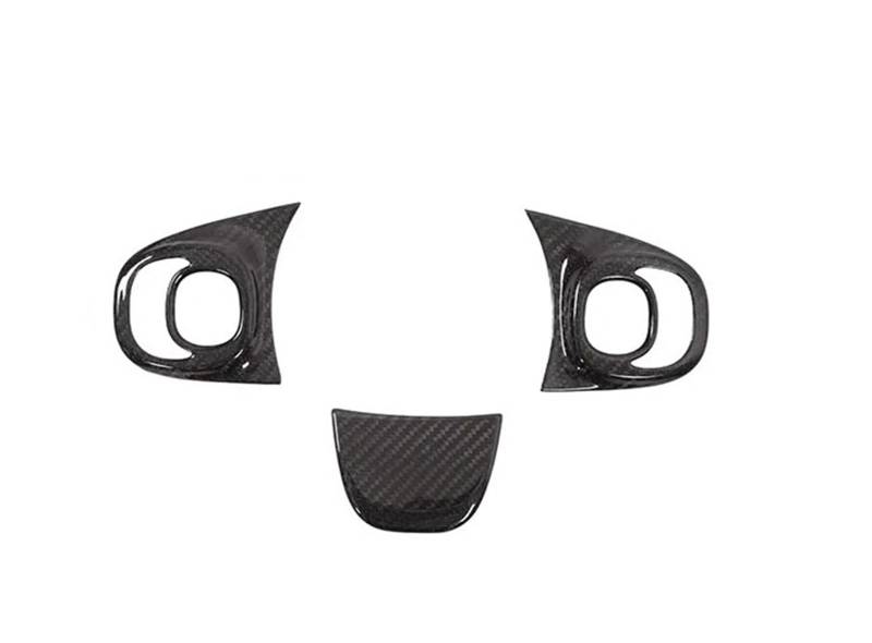 Mittelkonsole Dekor Panel Für FIAT 500 2010-2024 Real Carbon Fiber Car Center Console Schalttafel Lenkrad Dekorativer Rahmenaufkleber Schalttafel Rahmen Trim(8) von bcumst