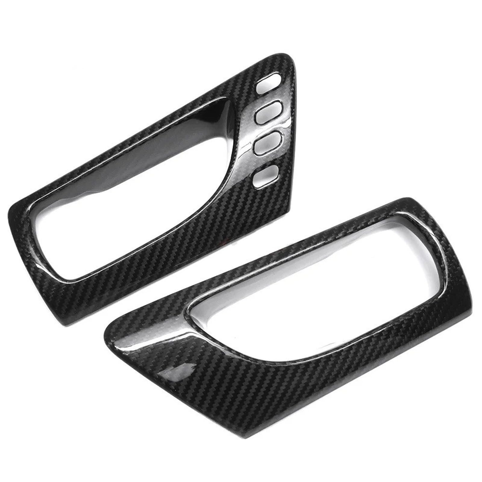 Mittelkonsole Dekor Panel Für Lexus IS200 IS250 IS300 IS350 2014-2024 LHD Real Carbon Fiber Auto Innen Tür Griff Panel Mit Loch Version Abdeckung Trim Schalttafel Rahmen Trim von bcumst