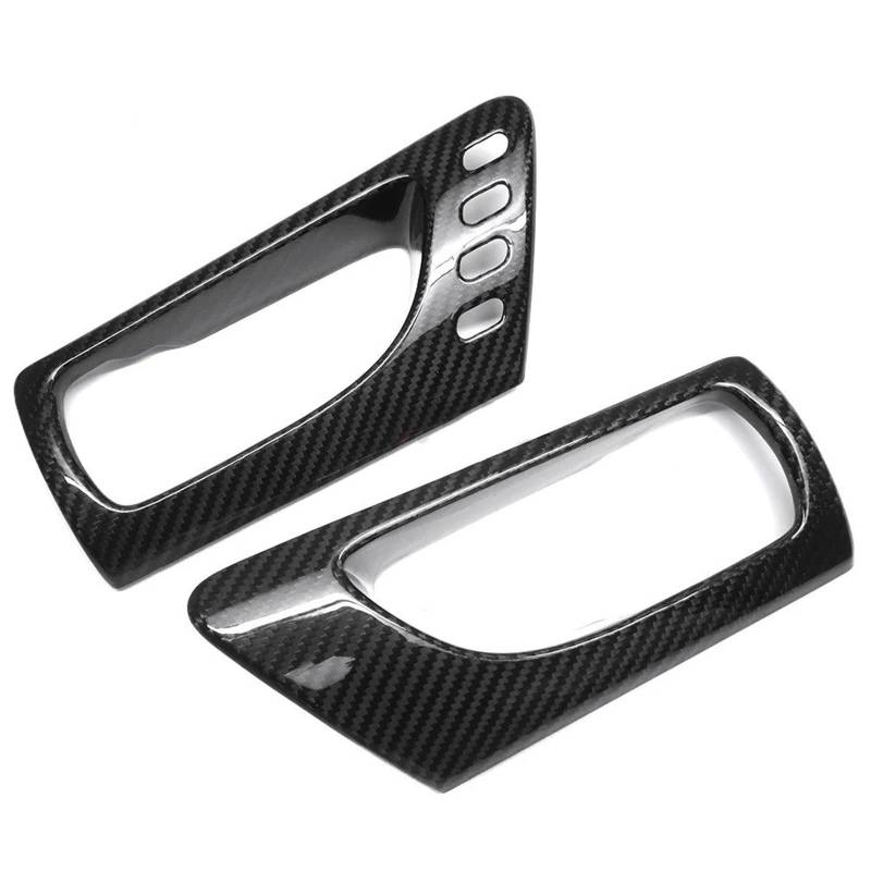 Mittelkonsole Dekor Panel Für Lexus IS200 IS250 IS300 IS350 2014-2024 LHD Real Carbon Fiber Auto Innen Tür Griff Panel Mit Loch Version Abdeckung Trim Schalttafel Rahmen Trim von bcumst