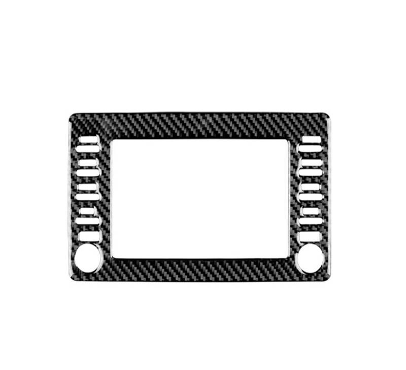 Mittelkonsole Dekor Panel Für Toyota Für Camry 2018 2019 2020 2021 2022 LHD Echt Weiche Carbon Faser Auto Zentrale Steuerung Navigation Innen Trim Schalttafel Rahmen Trim(Type B Black Carbon) von bcumst