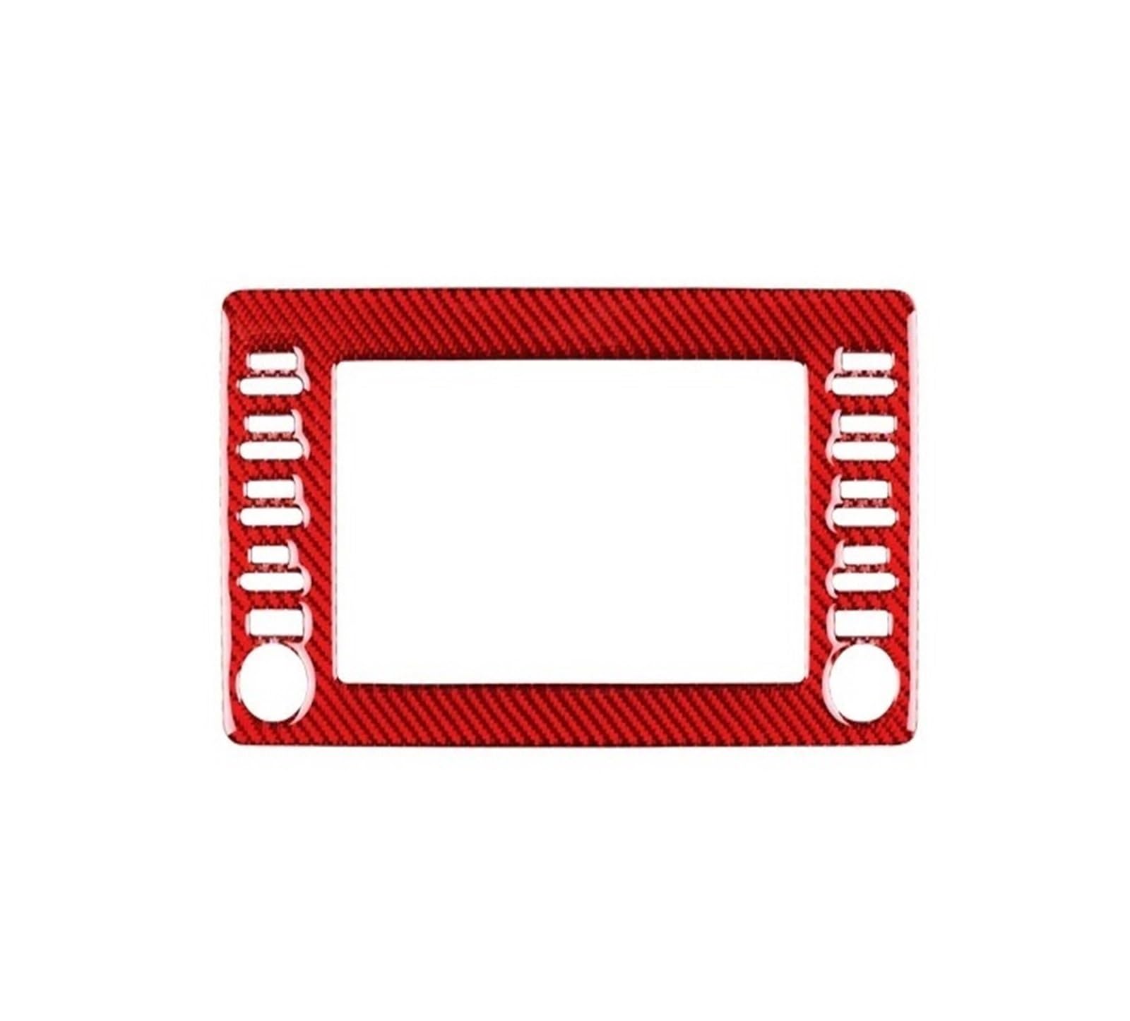 Mittelkonsole Dekor Panel Für Toyota Für Camry 2018 2019 2020 2021 2022 LHD Echt Weiche Carbon Faser Auto Zentrale Steuerung Navigation Innen Trim Schalttafel Rahmen Trim(Type B Red Carbon) von bcumst