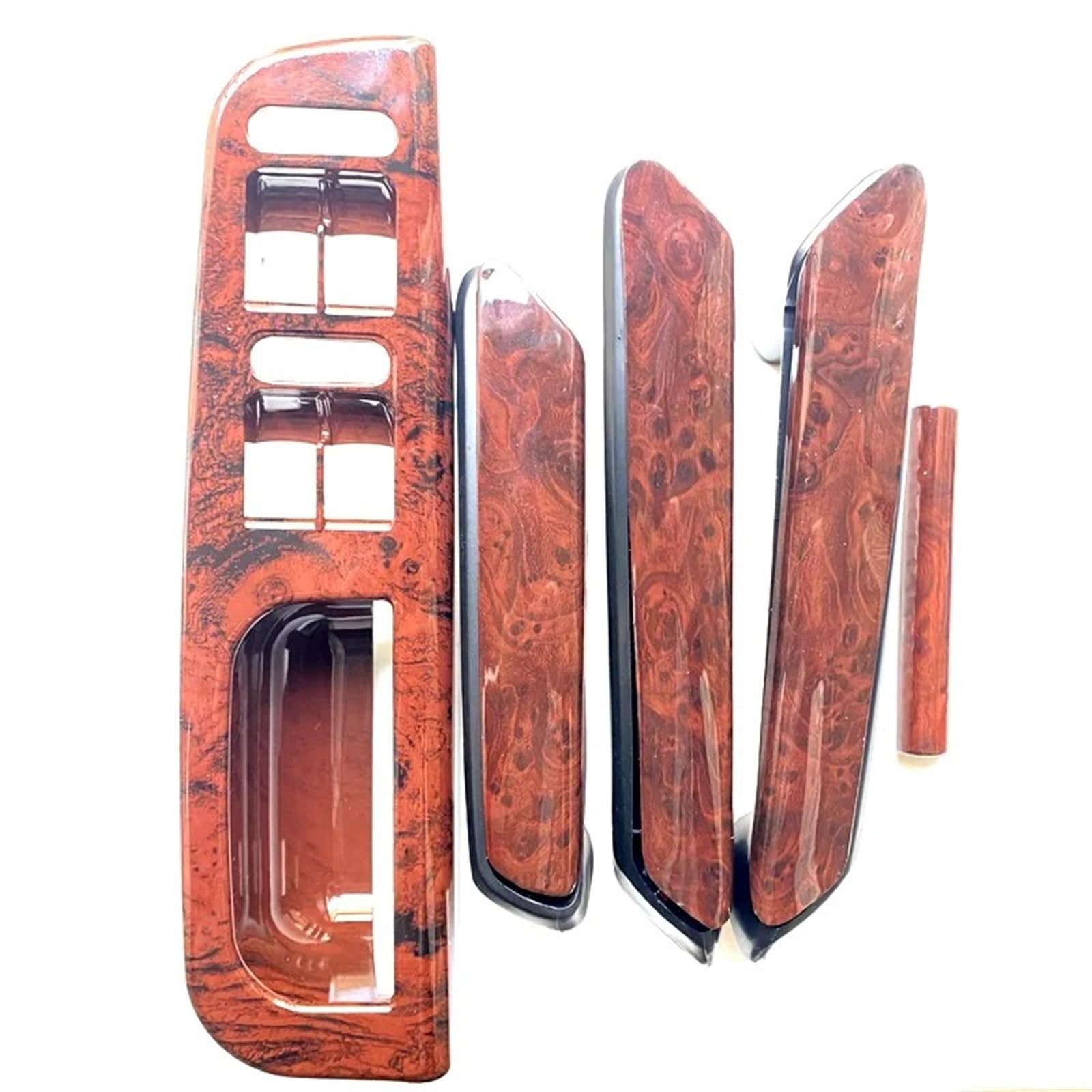 Mittelkonsole Dekor Panel Für VW Für Passat B5 MK4 1998-2005 Mahagoni Türgriff Schalter Basis 3B186717E 3B4867179B 3B0867180A 3B4867180B 3B4867372 Schalttafel Rahmen Trim(F) von bcumst
